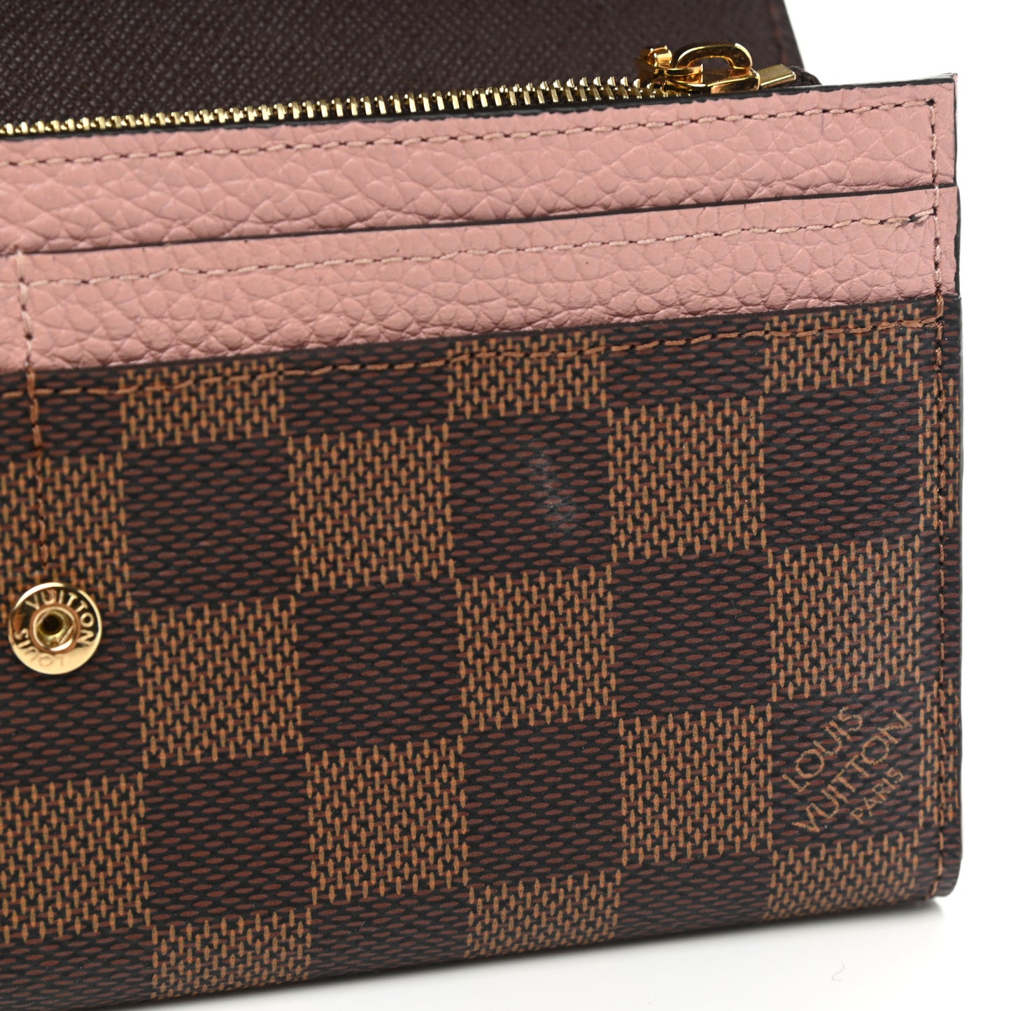 Damier Ebene Normandy Wallet Magnolia