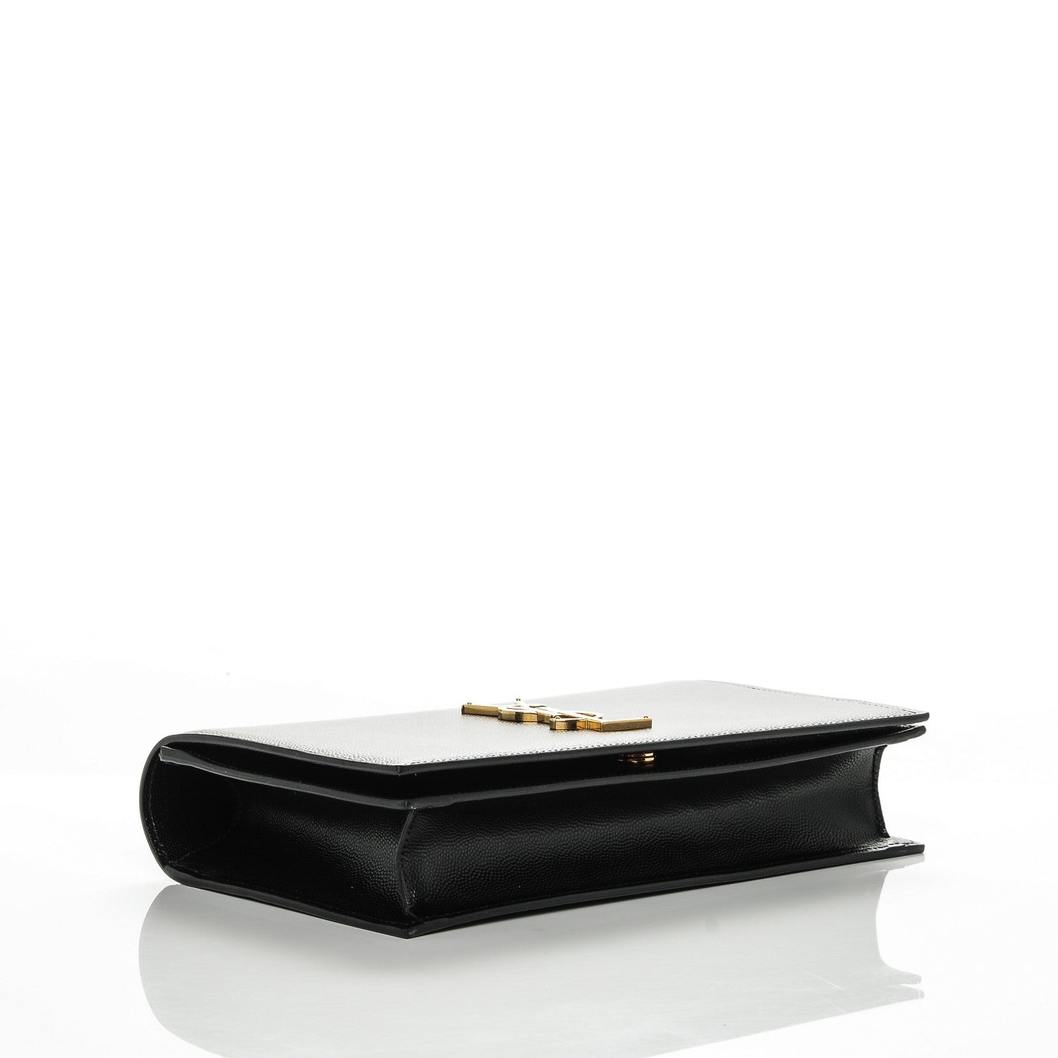 Saint Laurent Grain De Poudre Classic Monogram Clutch Black 4 of 6