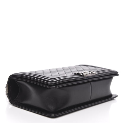 Chanel Lambskin Quilted New Medium Boy Flap Black 5 of 13