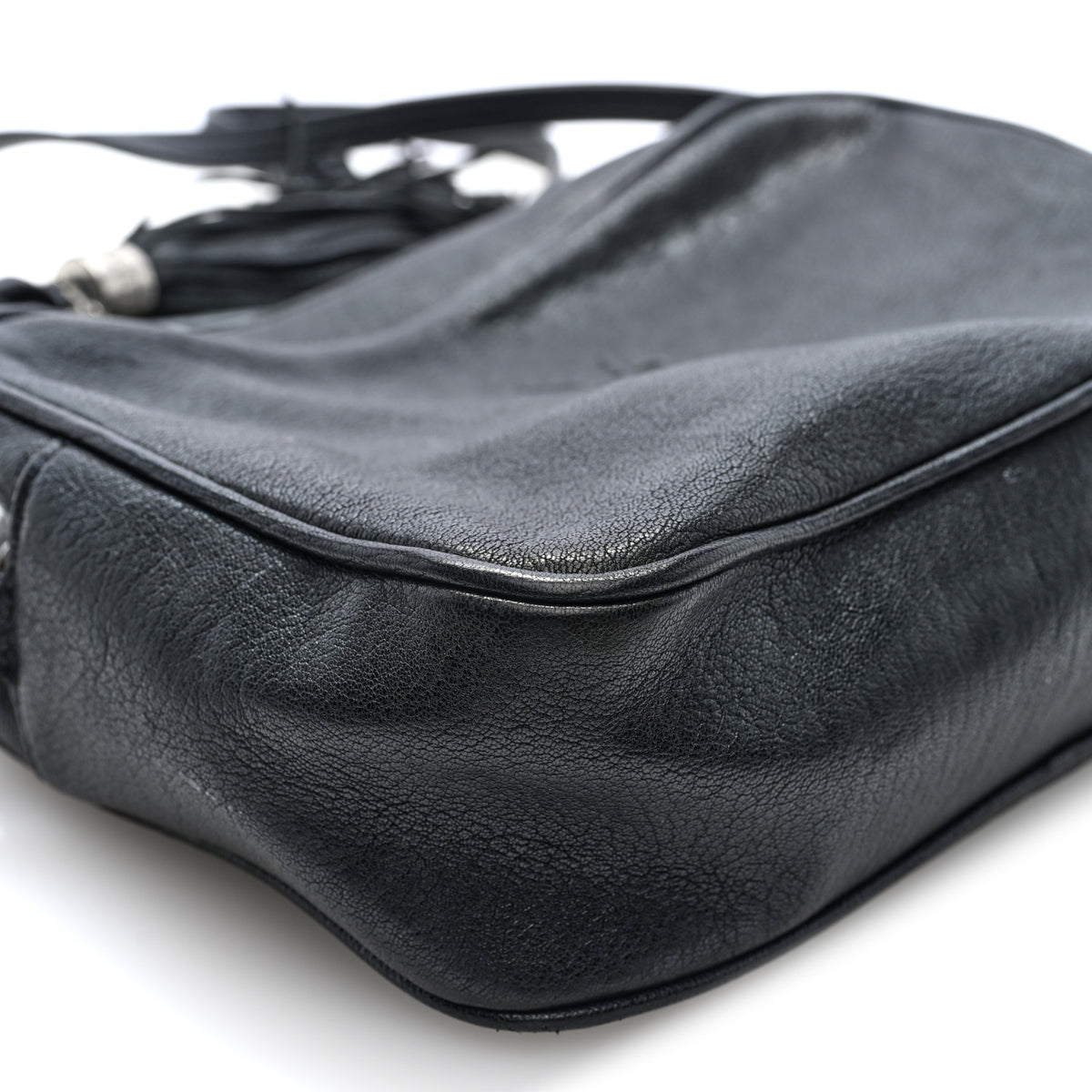 Saint Laurent Lambskin Monogram Small Lou Camera Bag Black 7 of 8