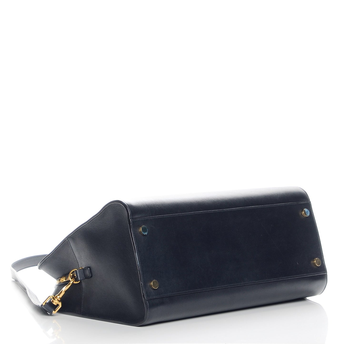 Smooth Calfskin Medium Cabas Monogram Navy