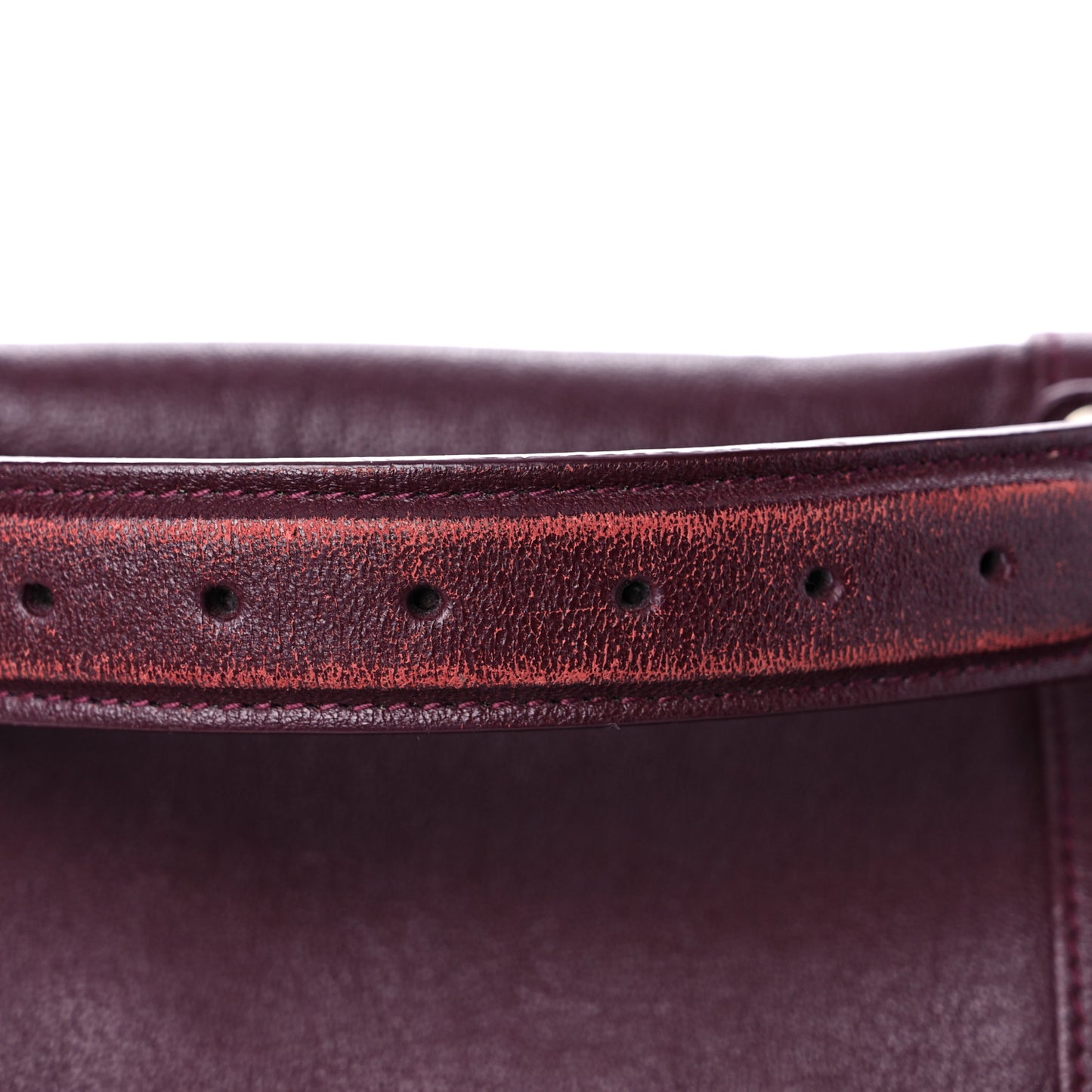 Lambskin PS1 Large Satchel Oxblood