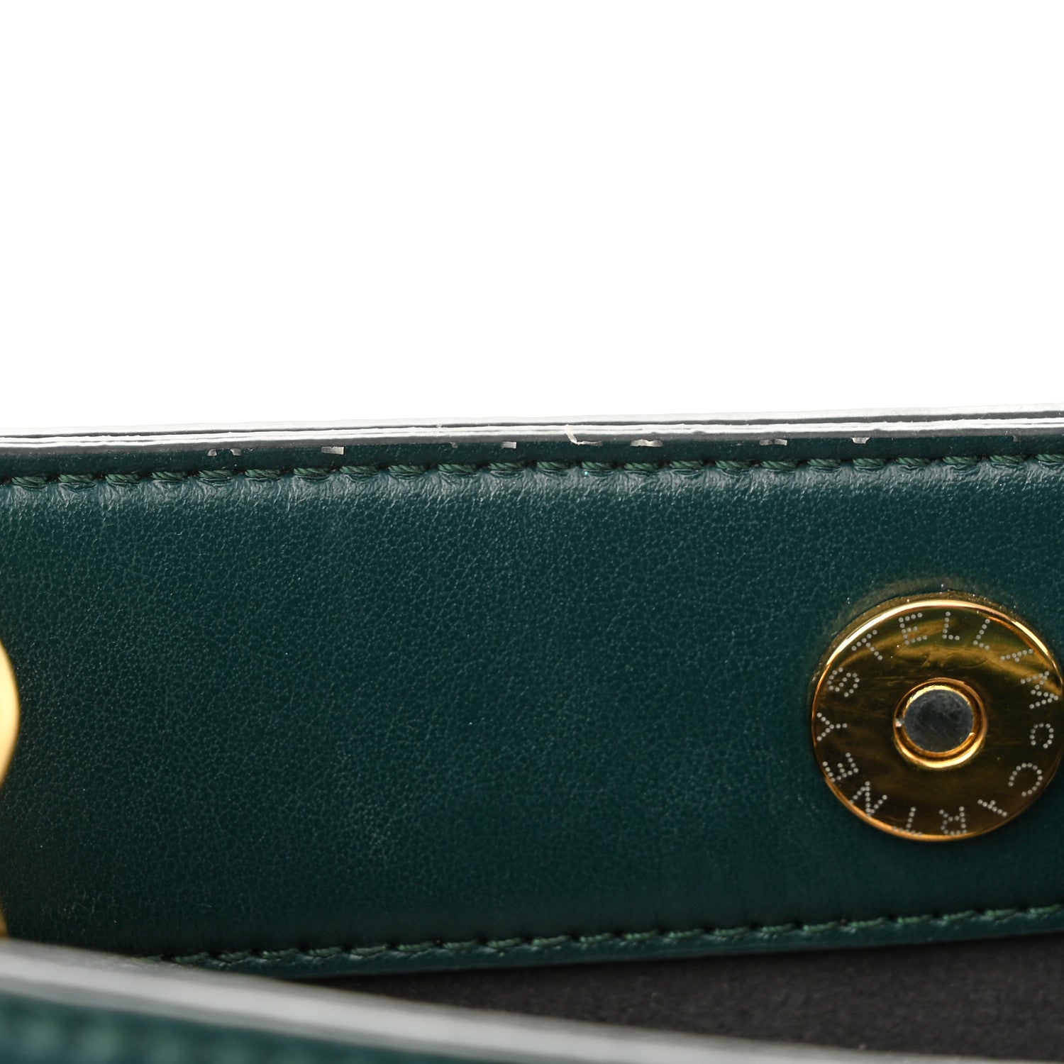 Stella McCartney Eco Alter Nappa Small Frayme Shoulder Bag Forest Green 11 of 12
