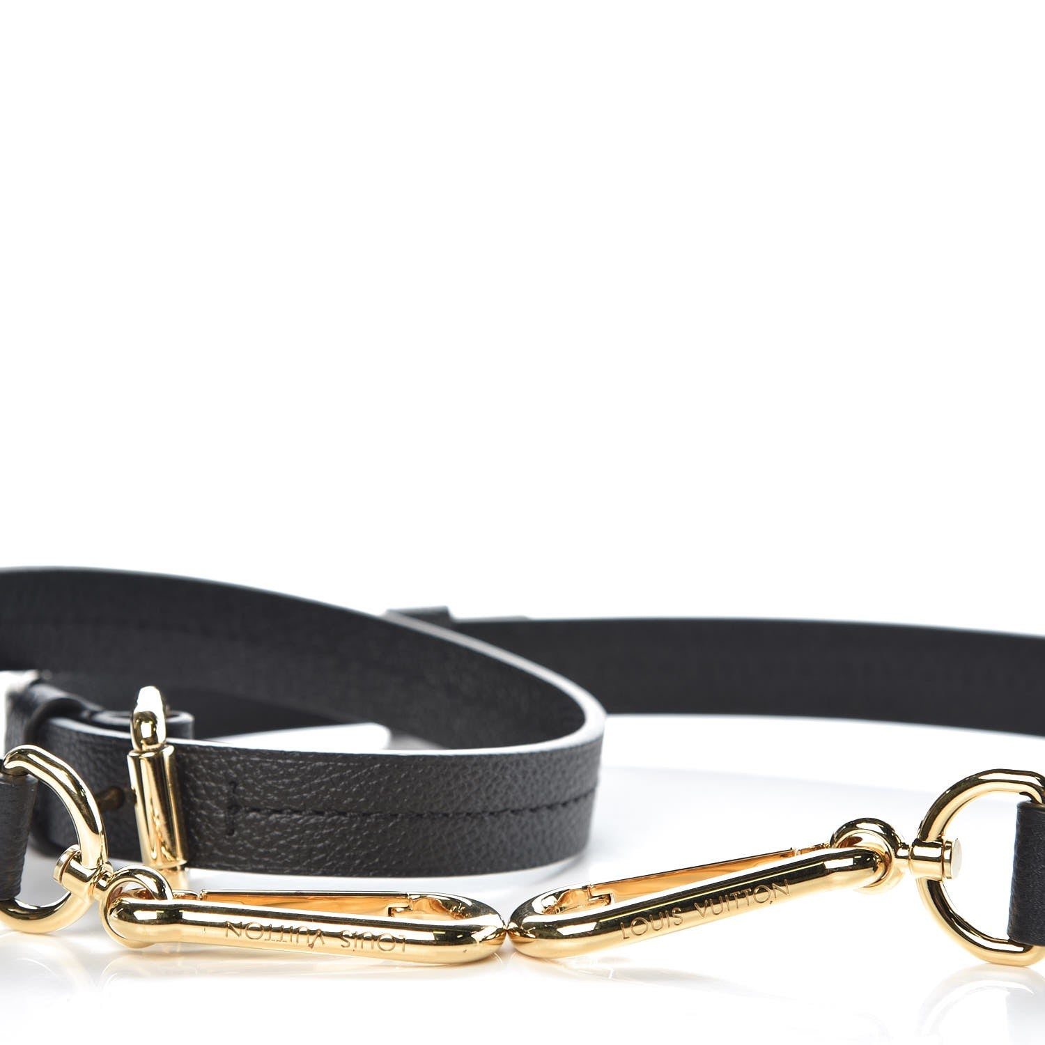Louis Vuitton Calfskin Speedy Bandouliere Shoulder Strap Black 3 of 3