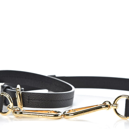Louis Vuitton Calfskin Speedy Bandouliere Shoulder Strap Black 3 of 3