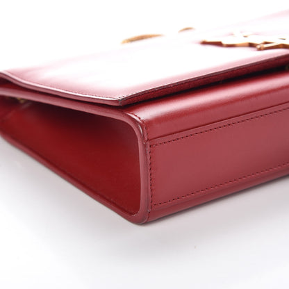 Saint Laurent Smooth Calfskin Medium Classic Monogram Kate Tassel Satchel Lipstick Red 7 of 11