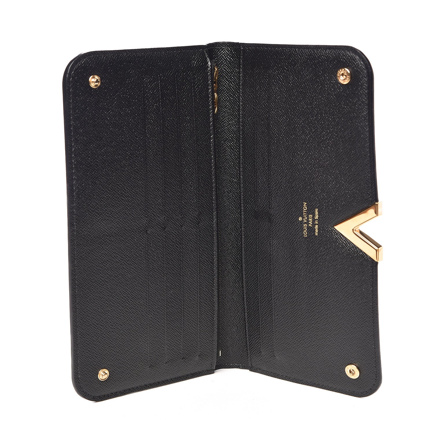 Louis Vuitton Monogram Monogram Kimono Wallet Black 5 of 7