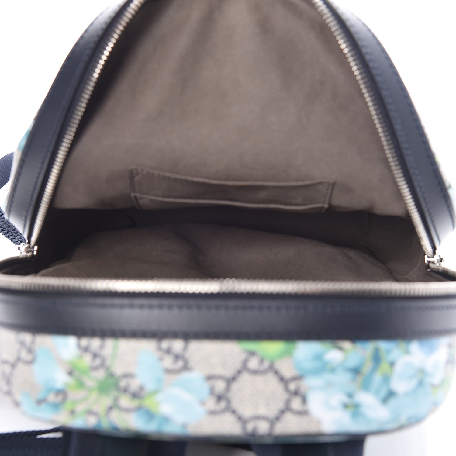Gucci GG Supreme Monogram Blooms Small Day Backpack Blue 5 of 10