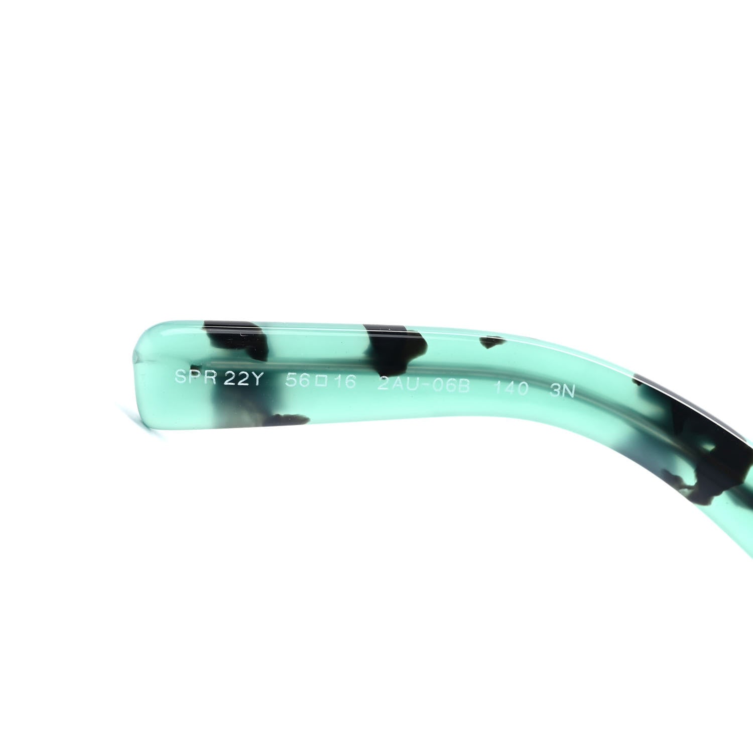 Prada Acetate Symbole Sunglasses SPR 22Y Tortoise Green 6 of 7