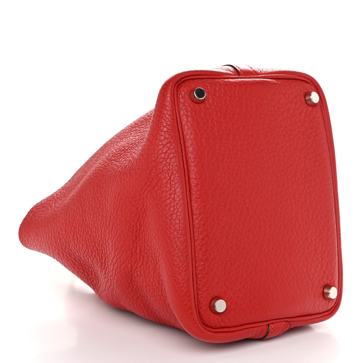Hermes Taurillon Clemence Picotin 18 PM Rouge Vif 4 of 12