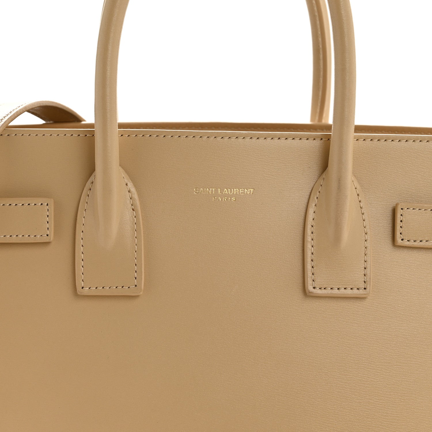 Saint Laurent Calfskin Baby Sac De Jour Dark Beige 9 of 16