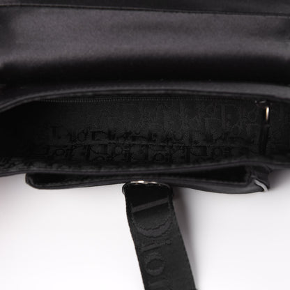 Christian Dior Satin Crystal Hardcore Clutch Black 5 of 7