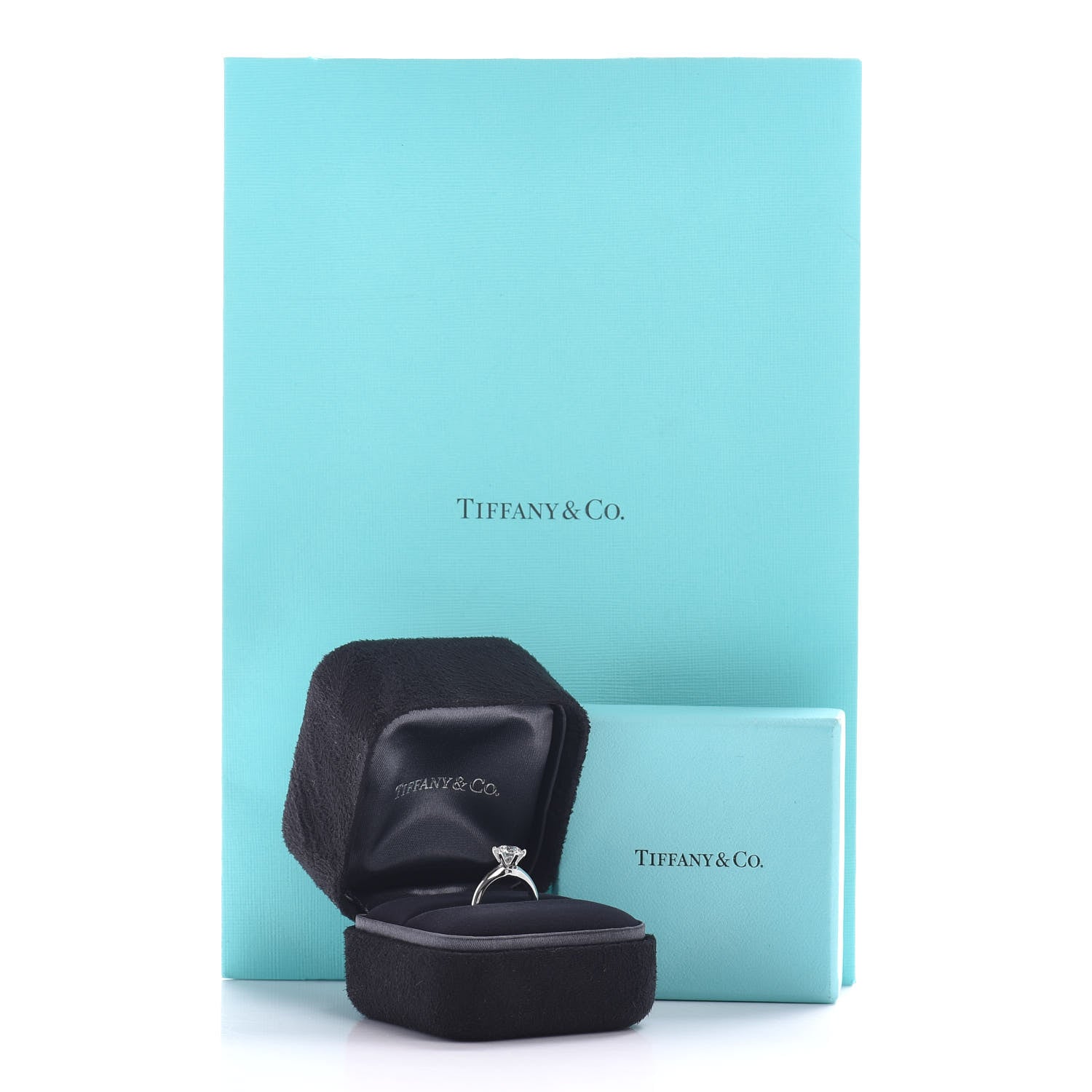 Tiffany Platinum Diamond 1.05ct Solitaire Engagement Ring 45 3.25 5 of 5