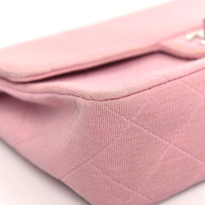 Chanel Jersey Quilted Small Single Flap Pink 9 of 14