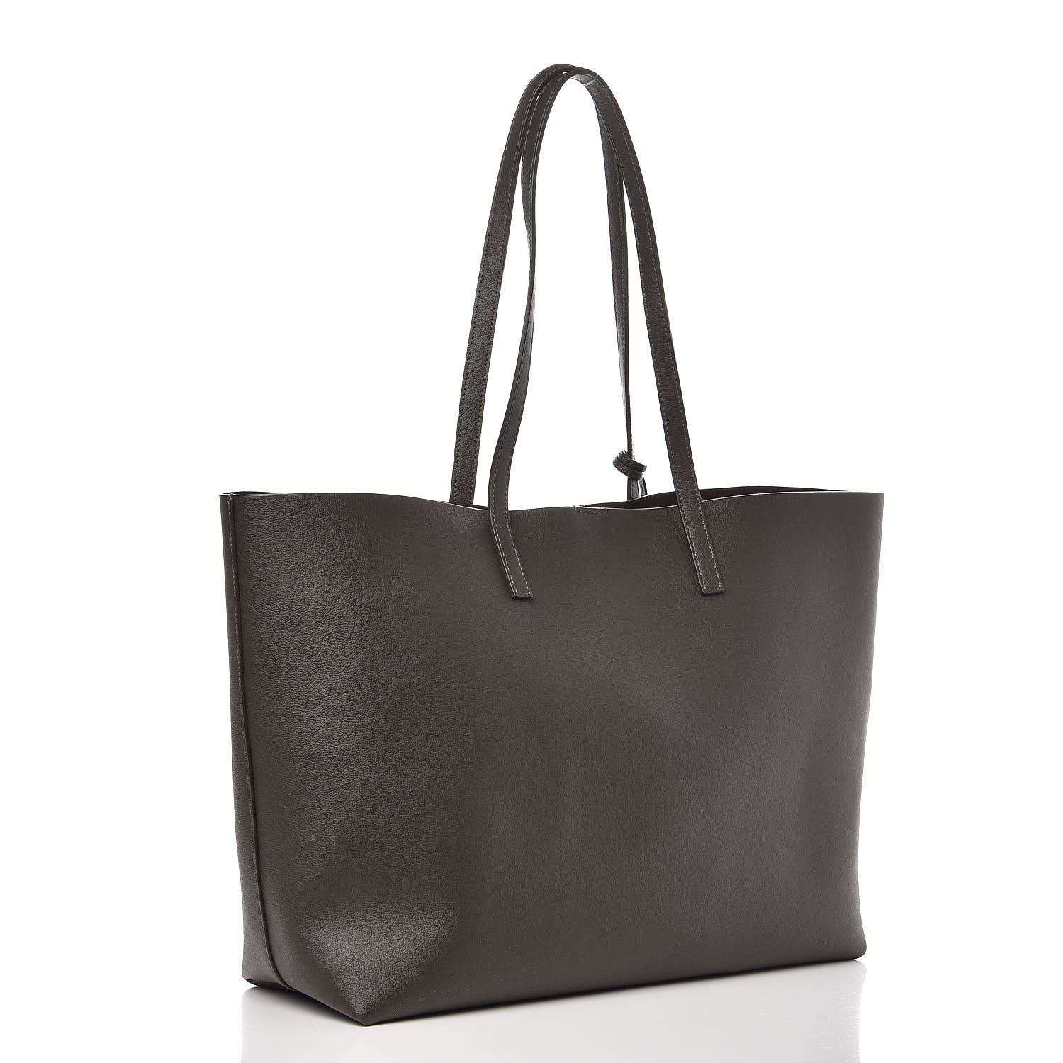 Saint Laurent Calfskin Large Shopping Tote Earth 4 of 11