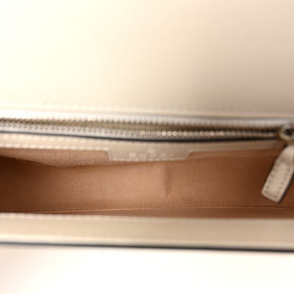 Gucci Senna Calfskin Petite GG Top Handle Shoulder Bag Mystic White 5 of 10