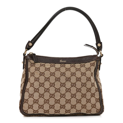 Gucci Monogram Abbey Shoulder Bag Dark Brown 1 of 10