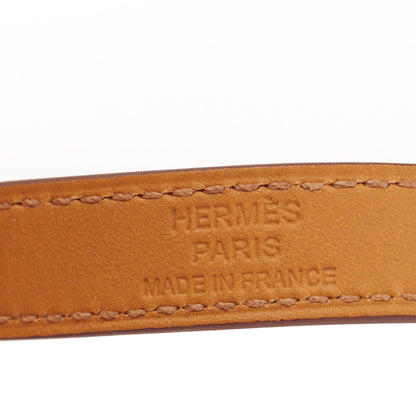 Hermes Epsom Kelly Double Tour Bracelet M Feu 5 of 5