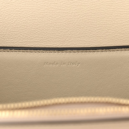 Celine Shiny Smooth Calfskin Medium Frame Shoulder Bag Grege Storm 6 of 12