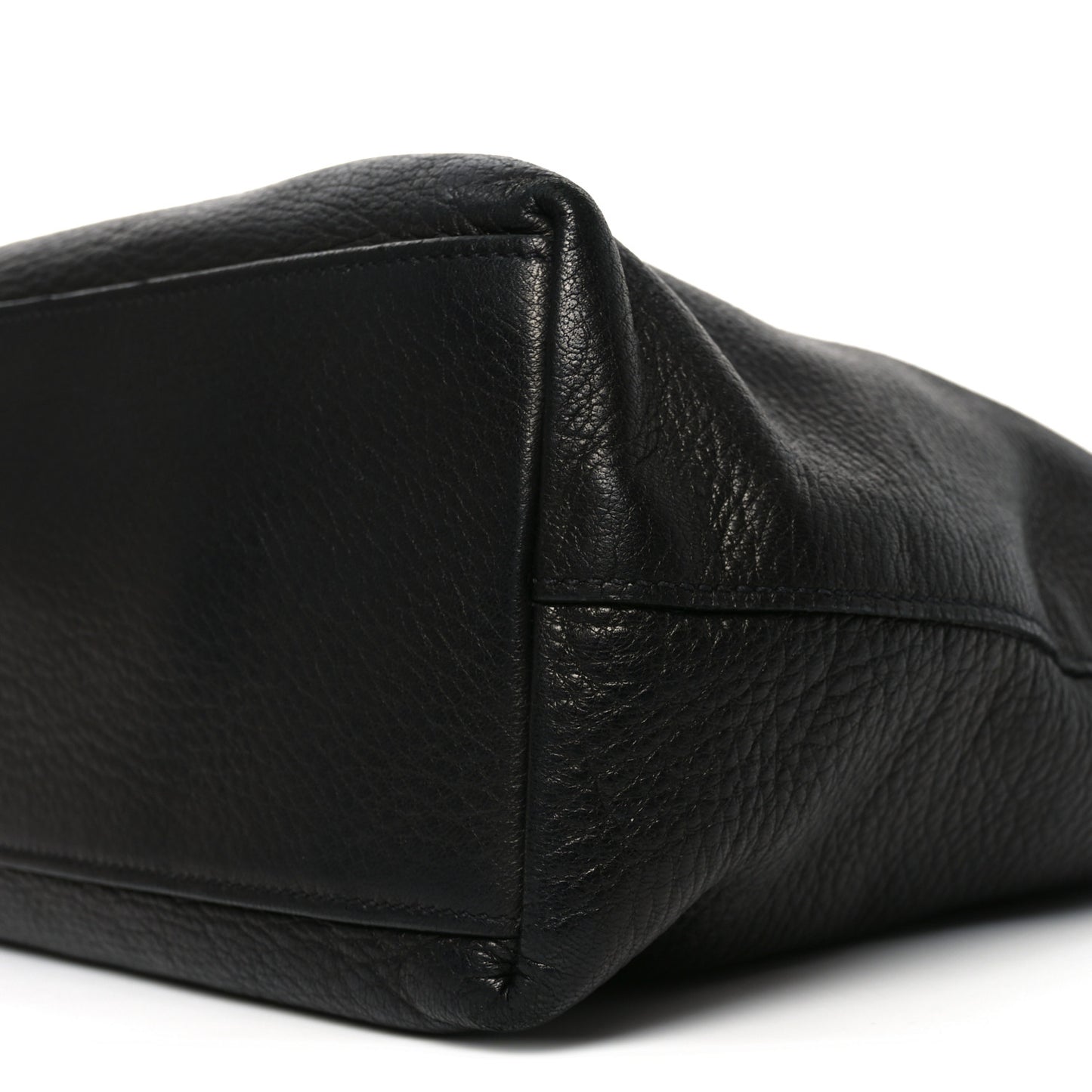 Vitello Daino Tote Black