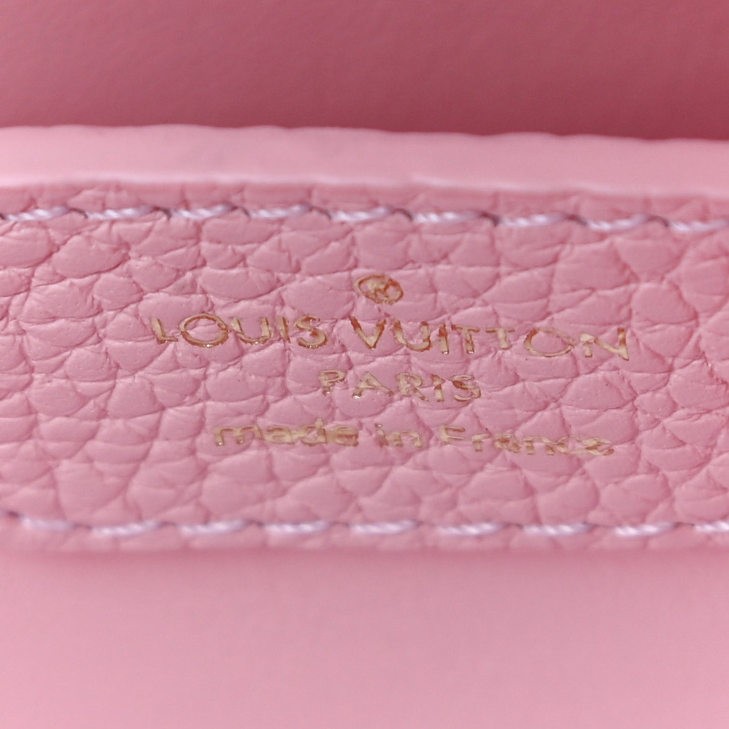 Taurillon Scrunchie Capucines BB Bubble Gum Pink