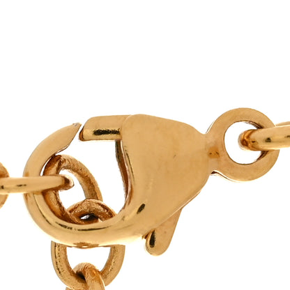 Gucci Crystal Key Pendant Necklace Gold 6 of 7