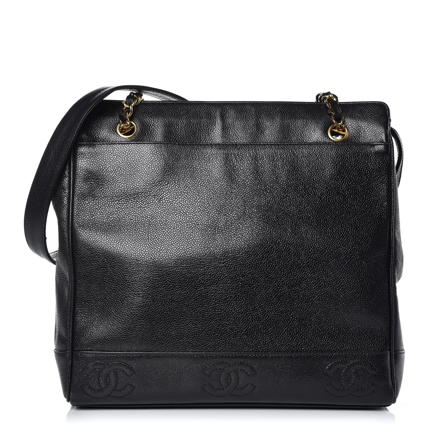 Chanel Caviar CC Shoulder Bag Black 1 of 10