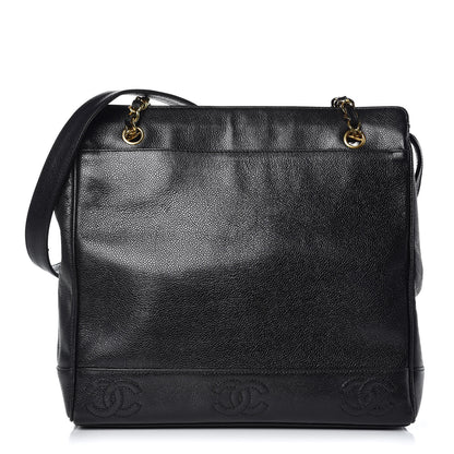 Chanel Caviar CC Shoulder Bag Black 1 of 10