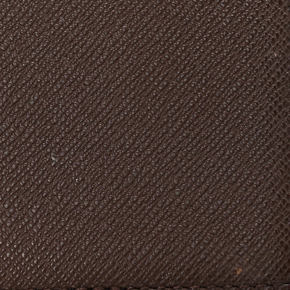 Louis Vuitton Damier Ebene Checkbook Cover Wallet 8 of 13