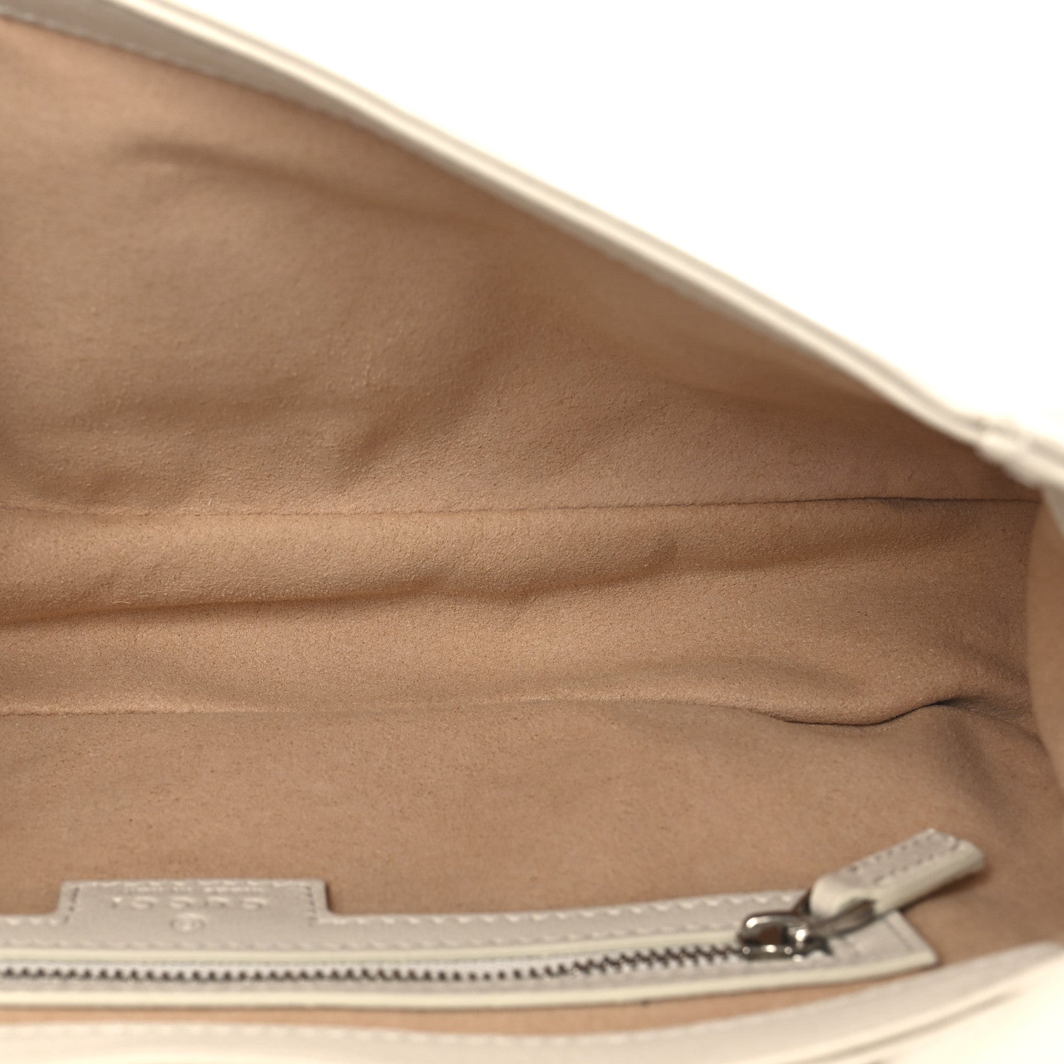Gucci Goatskin Small GG Monochrome Aphrodite Shoulder Bag Mystic White 5 of 12