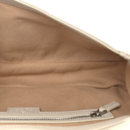 Gucci Goatskin Small GG Monochrome Aphrodite Shoulder Bag Mystic White 5 of 12