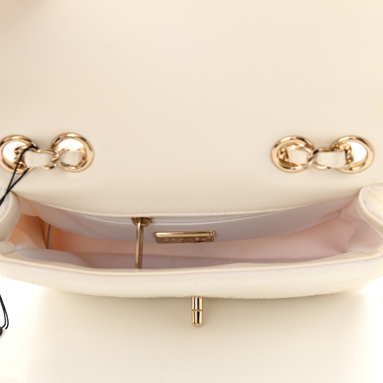 Chanel Sequin Mini Rectangular Flap White 5 of 10