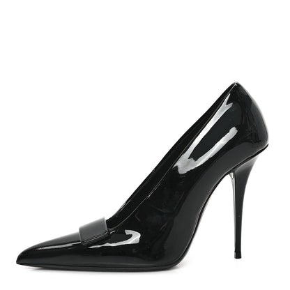 Saint Laurent Patent Calfskin Kayla 110 Pumps 36 Black 1 of 10