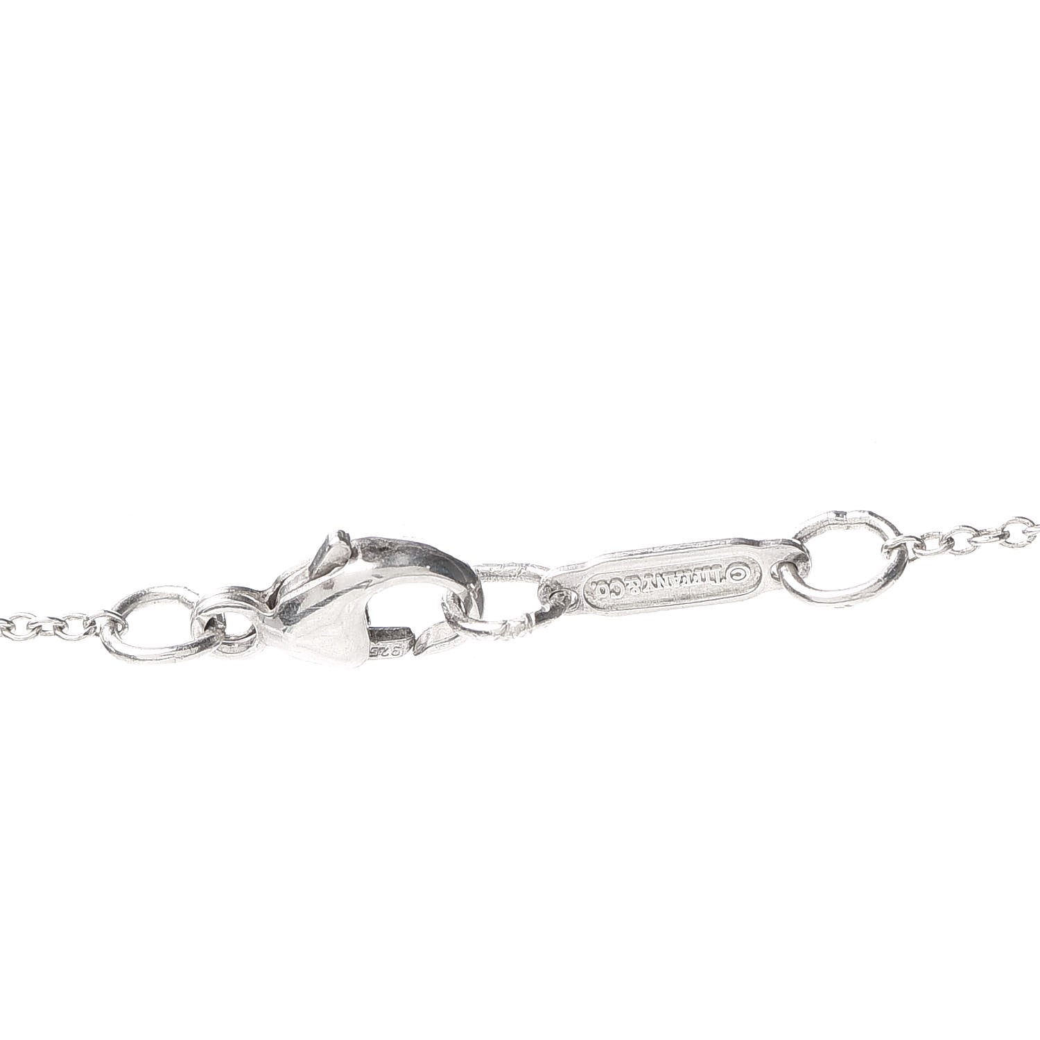 Tiffany Sterling Silver Return to Heart Lock Pendant Necklace 4 of 4