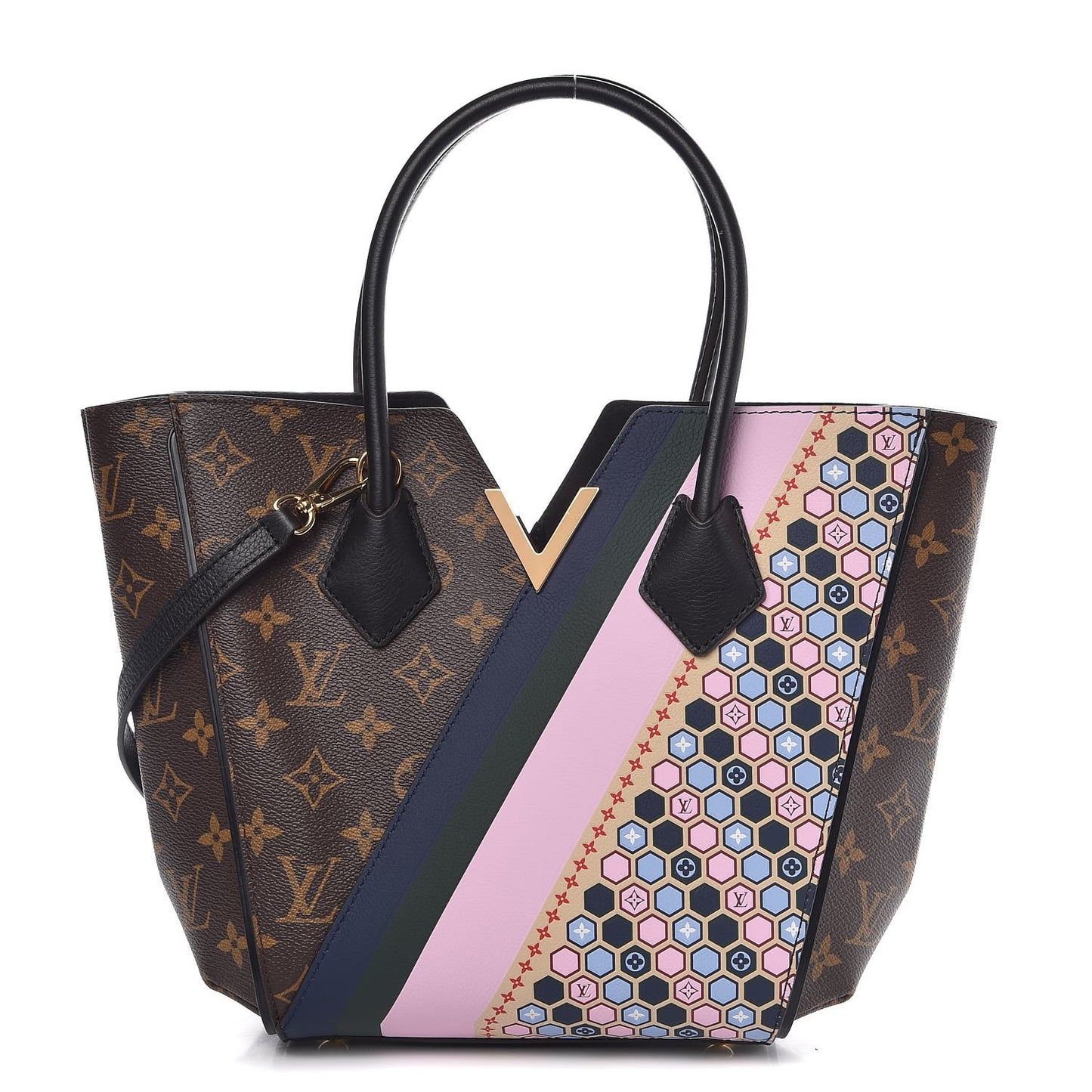 Calfskin Monogram Kimono Tote PM Rose