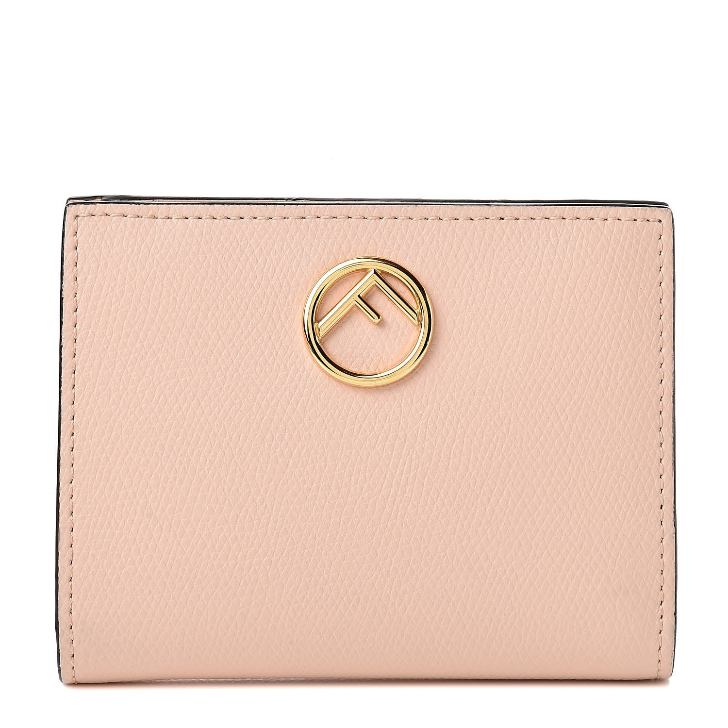Fendi Vitello Cruise F is Fendi Compact Bi-fold Wallet Light Rose 1 of 8