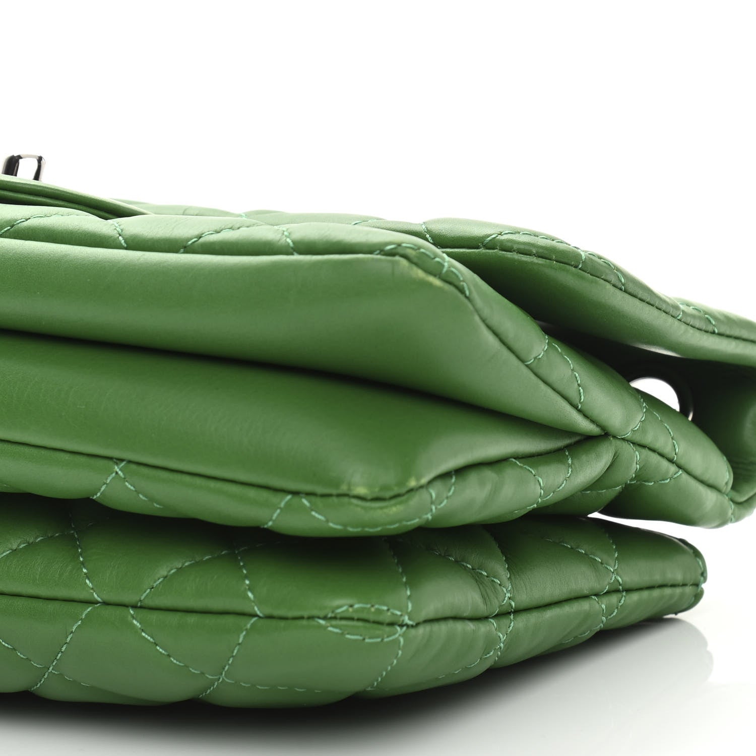 Chanel Calfskin Quilted Small Tender Touch Flap Bag Green 10 of 12