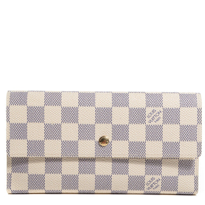 Louis Vuitton Damier Azur Porte Tresor International Wallet 1 of 8