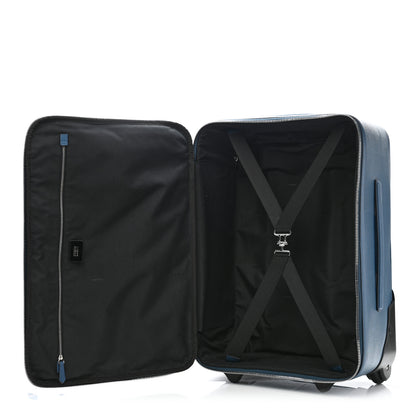 Fendi Vitello Elite Flamingo Luggage Blue Cobalto 4 of 10