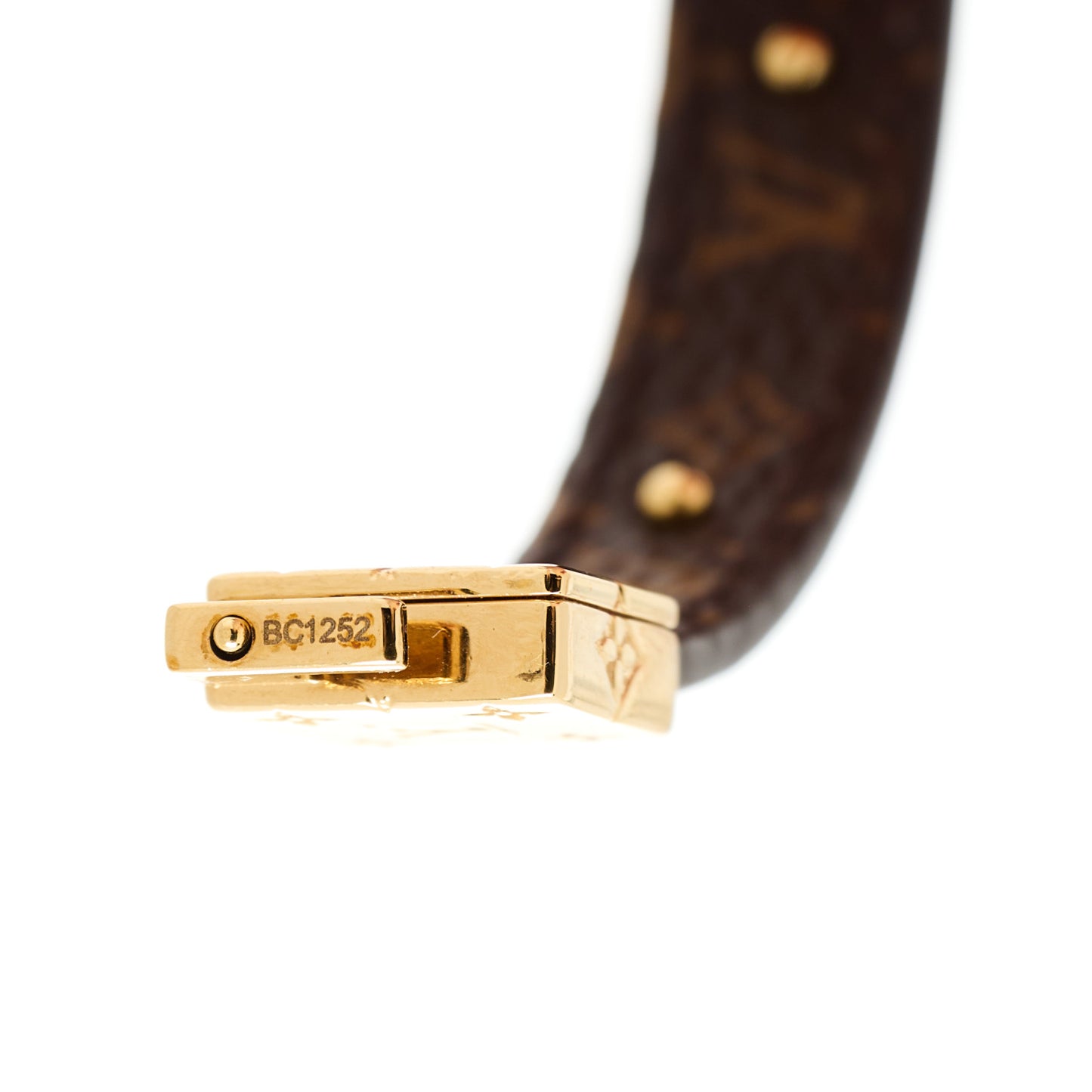 Monogram LV Circle Reversible Bracelet Black