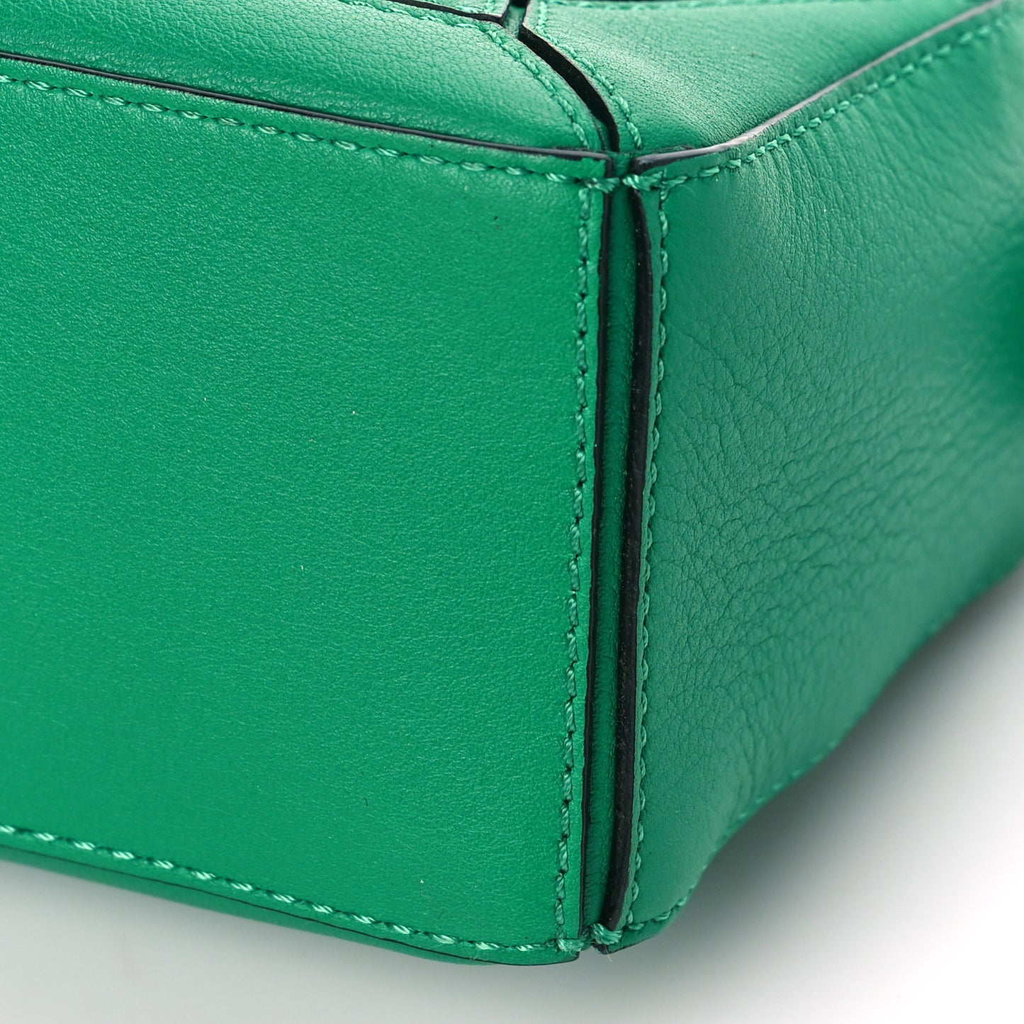 Calfskin Mini Puzzle Bag Jungle Green