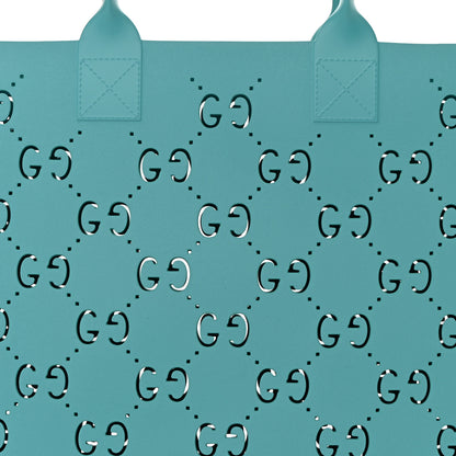 Gucci Rubber Kids GG Tote Dusty Azure 7 of 11