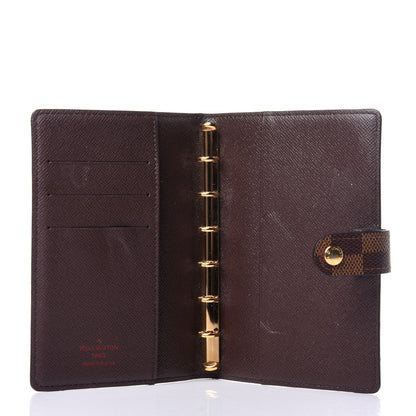 Louis Vuitton Damier Ebene Small Ring Agenda Cover 5 of 13
