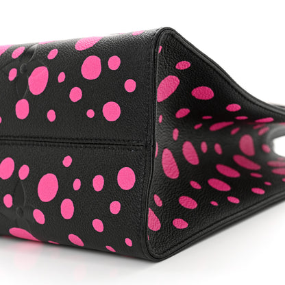 Louis Vuitton LV X YK Empreinte Monogram Giant Onthego MM Black Fuchsia 9 of 9