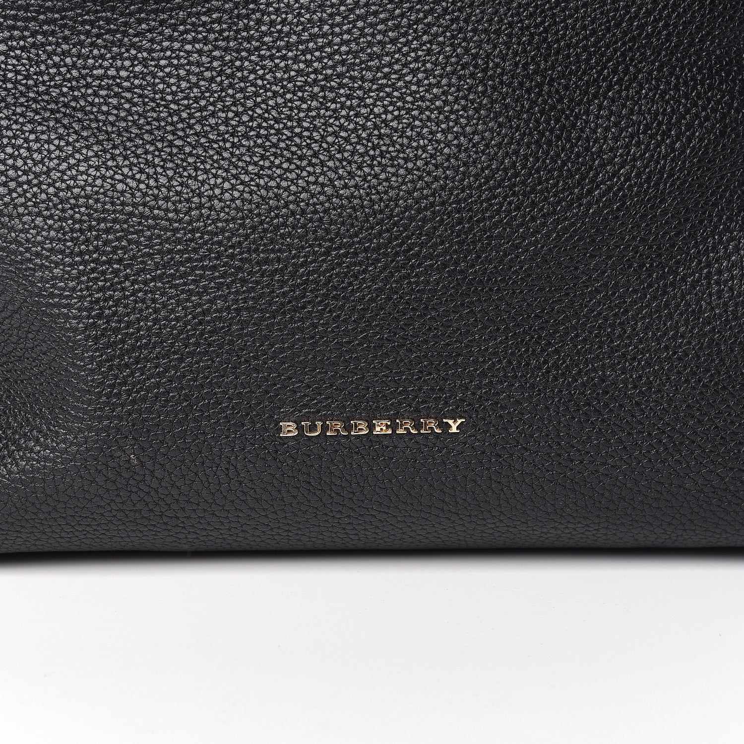 Burberry London Grainy Calfskin Medium Greenwood Bowling Bag Black 10 of 10