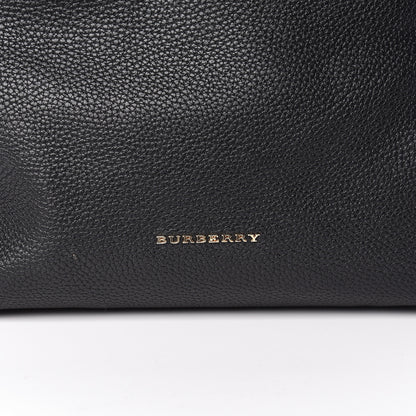 Burberry London Grainy Calfskin Medium Greenwood Bowling Bag Black 10 of 10