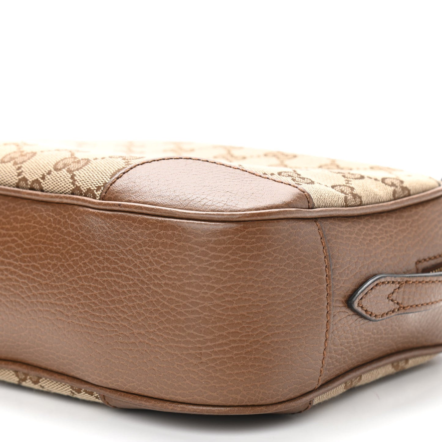 Monogram Mini Bree Messenger Bag Beige Tabacco