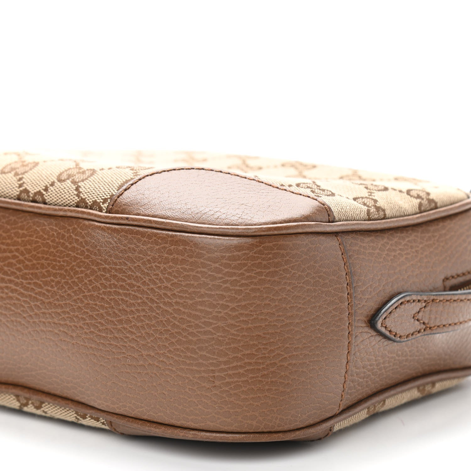 Gucci Monogram Mini Bree Messenger Bag Beige Tabacco 10 of 11