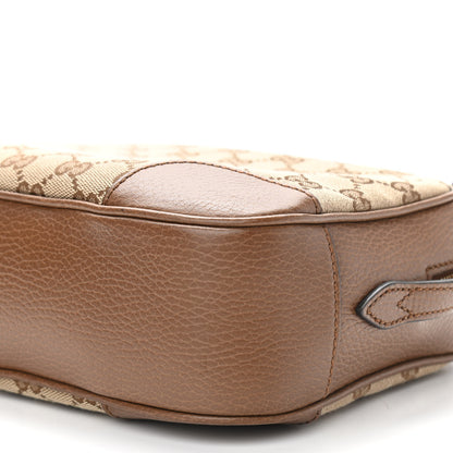 Gucci Monogram Mini Bree Messenger Bag Beige Tabacco 10 of 11
