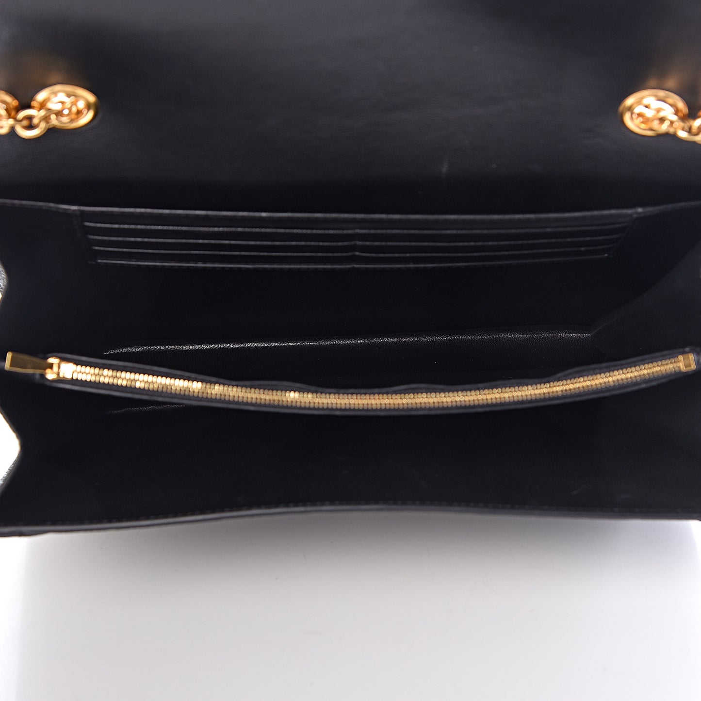 Small Classic Grain Calfskin Large Darley Black